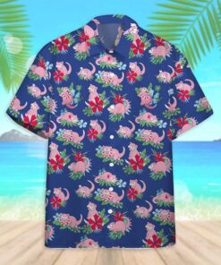 Pokemon Tropical Slowpoke Hawaiian Shirt Gift