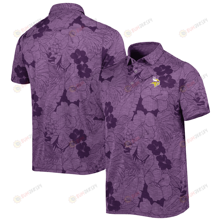 Short Floral 3d Custom Name Minnesota Vikings Hawaiian Shirt