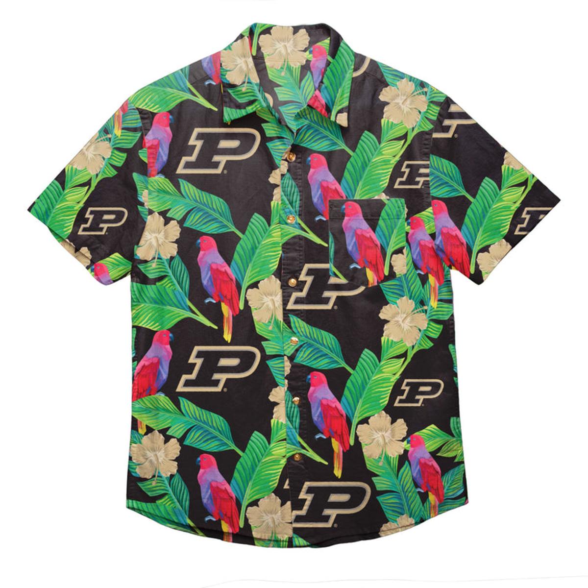 Purdue Boilermakers Pirates Aloha Hawaiian Shirt