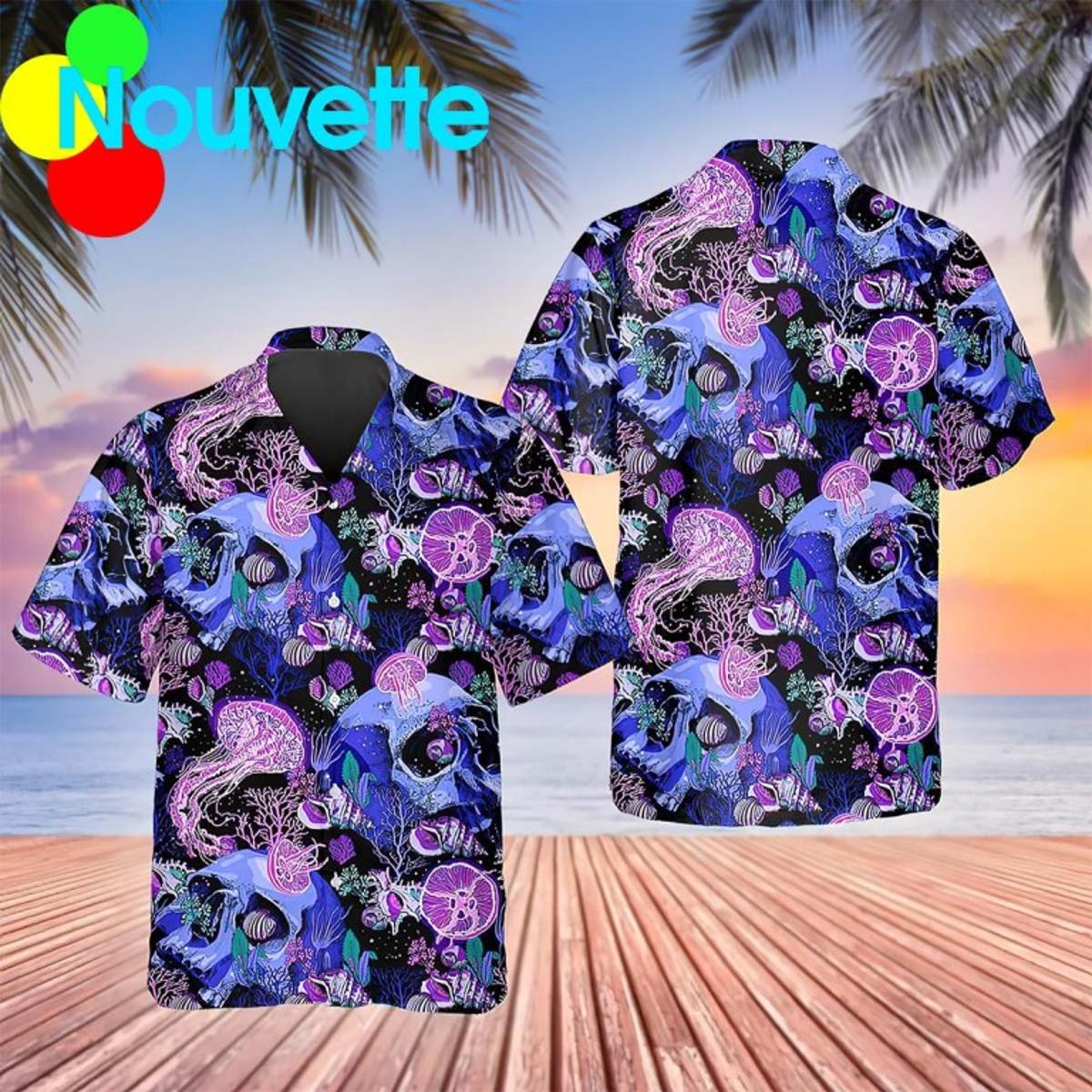 Mens Jellyfish Hawaiian Shirt Outfit For Men