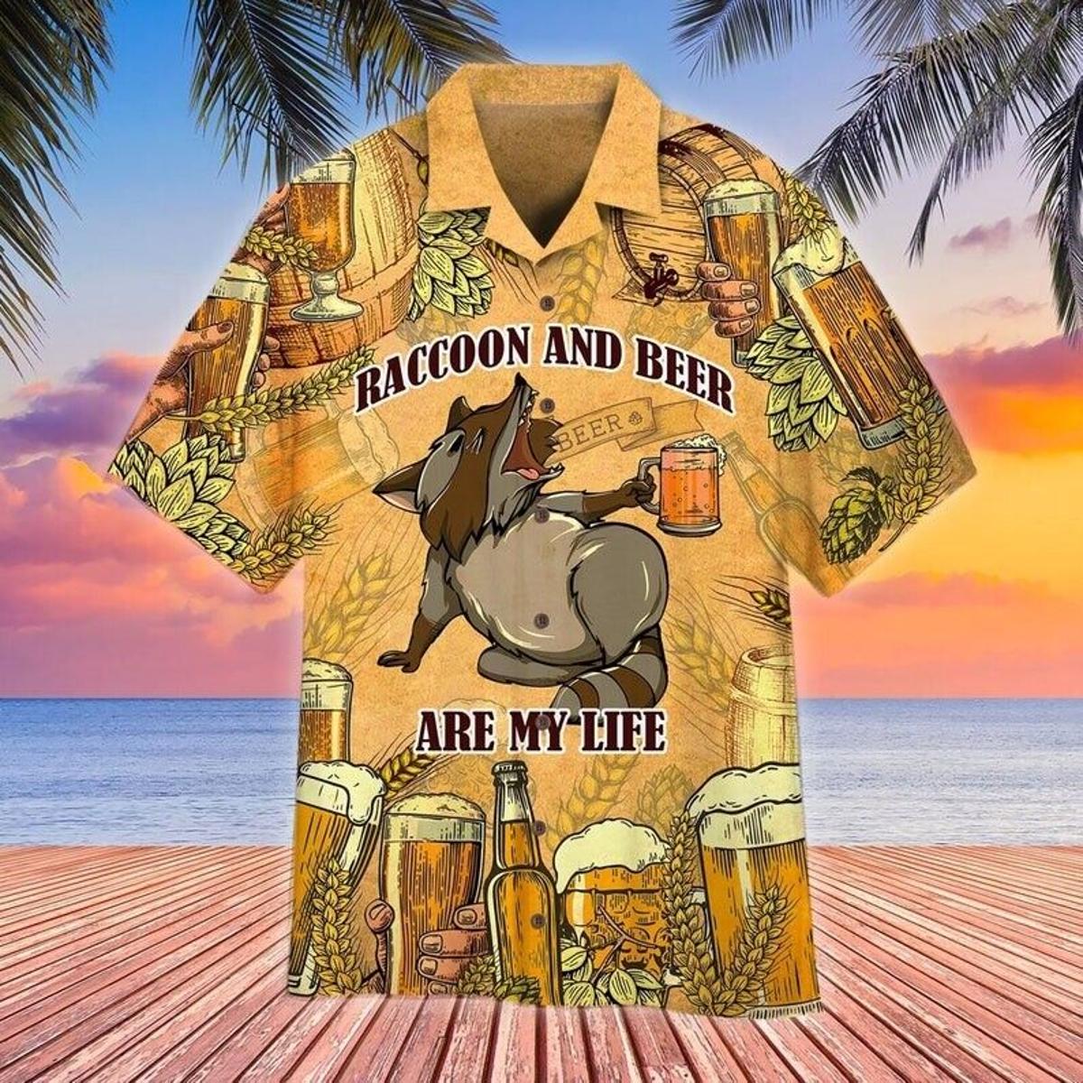 Time To Drink Beer Oktoberfest Hawaiian Shirt For Men Women