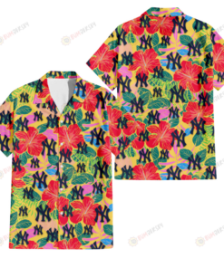 Tommy Bahama Sport Tiki Luau Yankees Tropical Shirt Gifts Idea