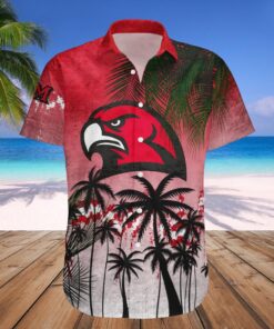 Redhawk Set Coconut Tree Tropical Grunge Miami Hurricanes Hawaiian Shirt For Men Women