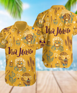 Mens Skulls Day Of The Dead Hawaiian Shirt Outfit For Men