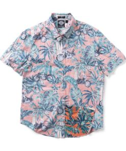 Reyn Spooner Orange Harley Davidson Hawaiian Shirt