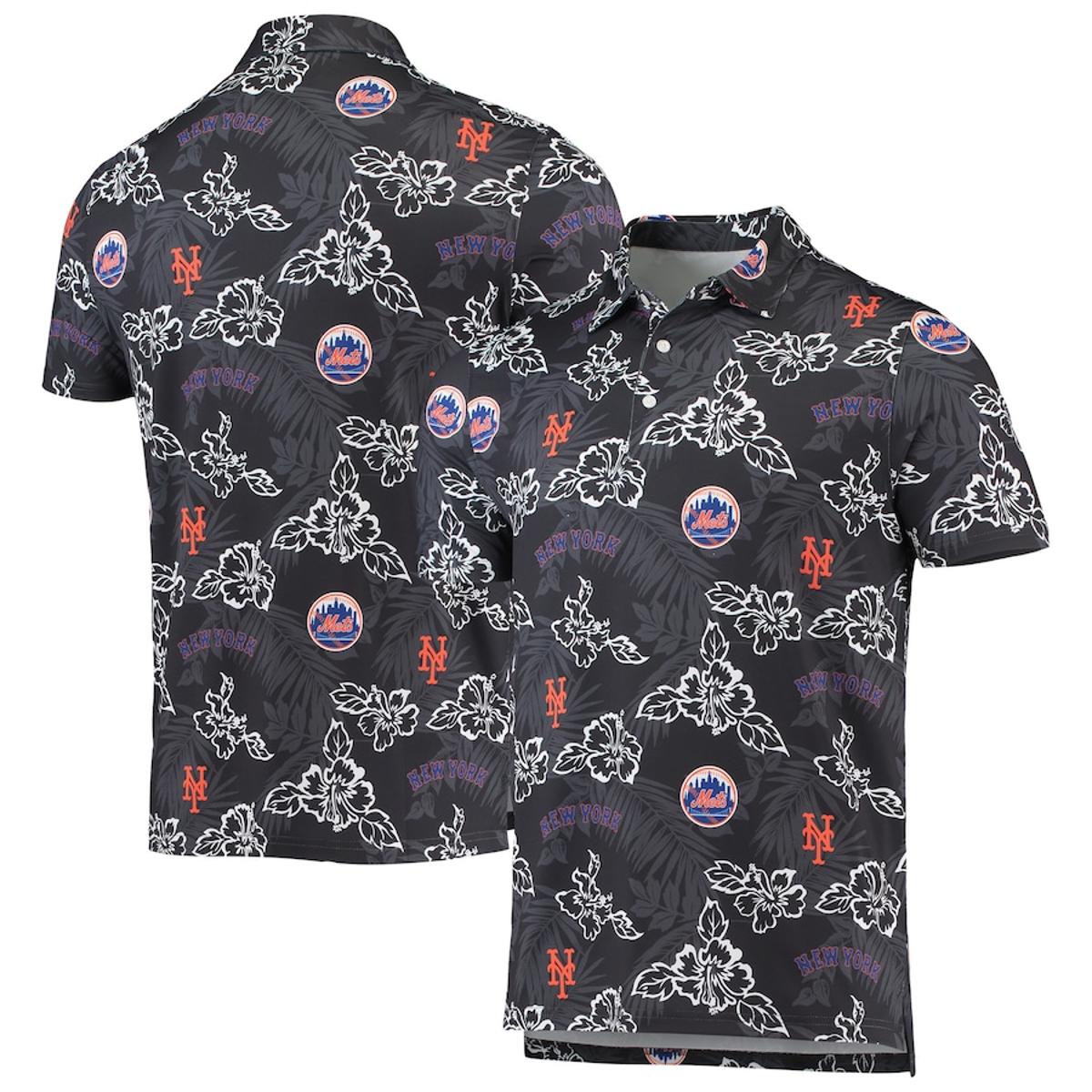 City Style Button Up New York Mets Hawaiian Shirt Outfit For Men