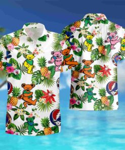 Rock Band Full Printed Summer Grateful Dead Hawaiian Shirt 2