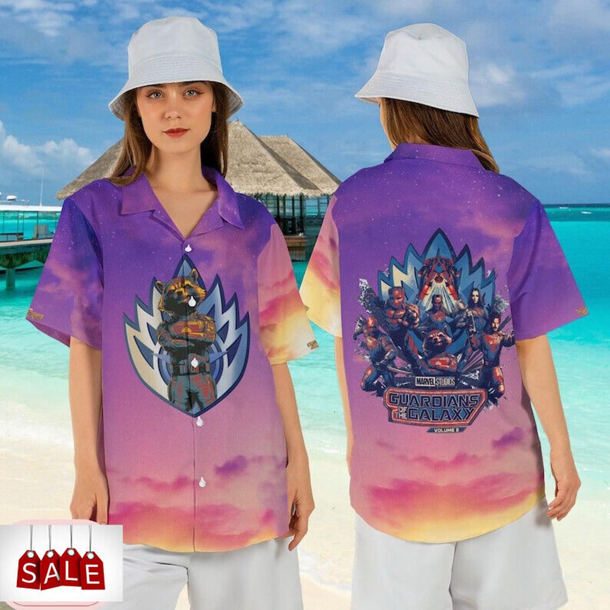 Guardians Of The Galaxy Hawaiian Shirt Gifts Idea