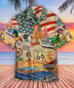 Route 66 Hawaiian Shirt Funny For Fans