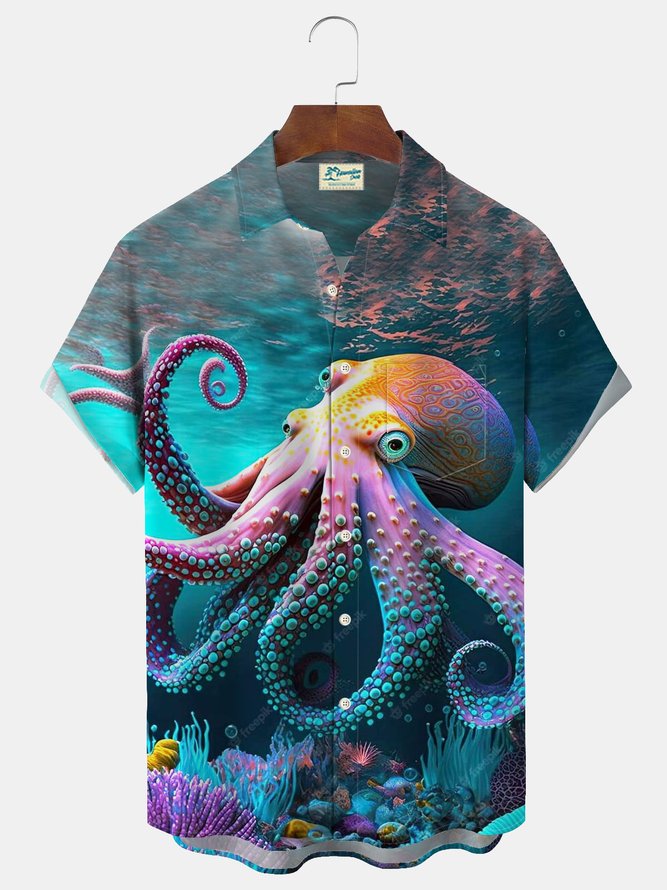 Seas The Day Just Like The Octopus Hawaiian Shirt