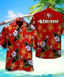 San Francisco 49ers Hawaiian Shirt Short