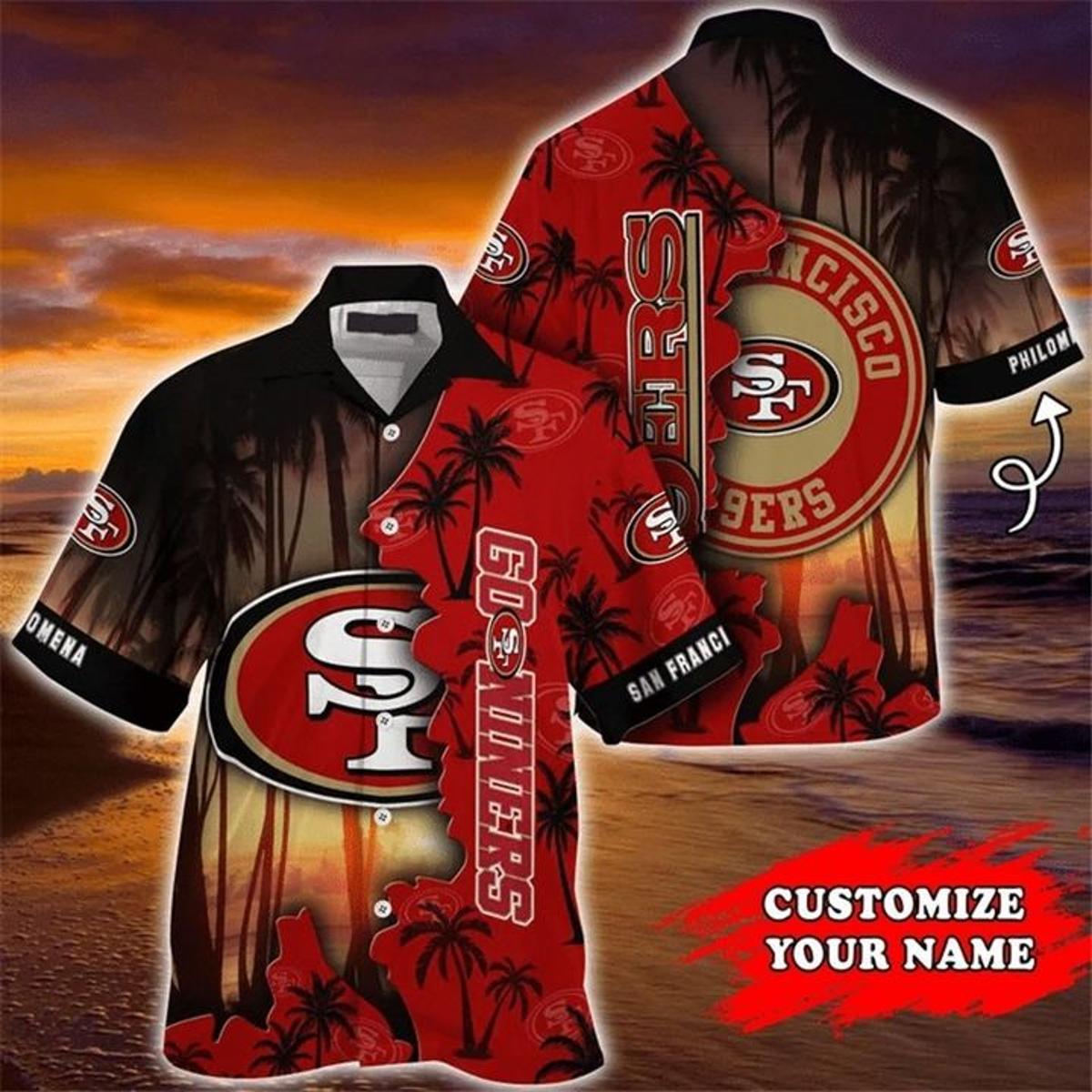 San Francisco 49ers Hawaiian Summer Shirt