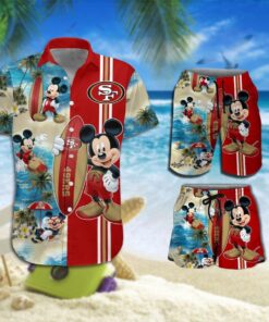 San Francisco 49ers Mickey Mouse Hawaiian Shirt Gift