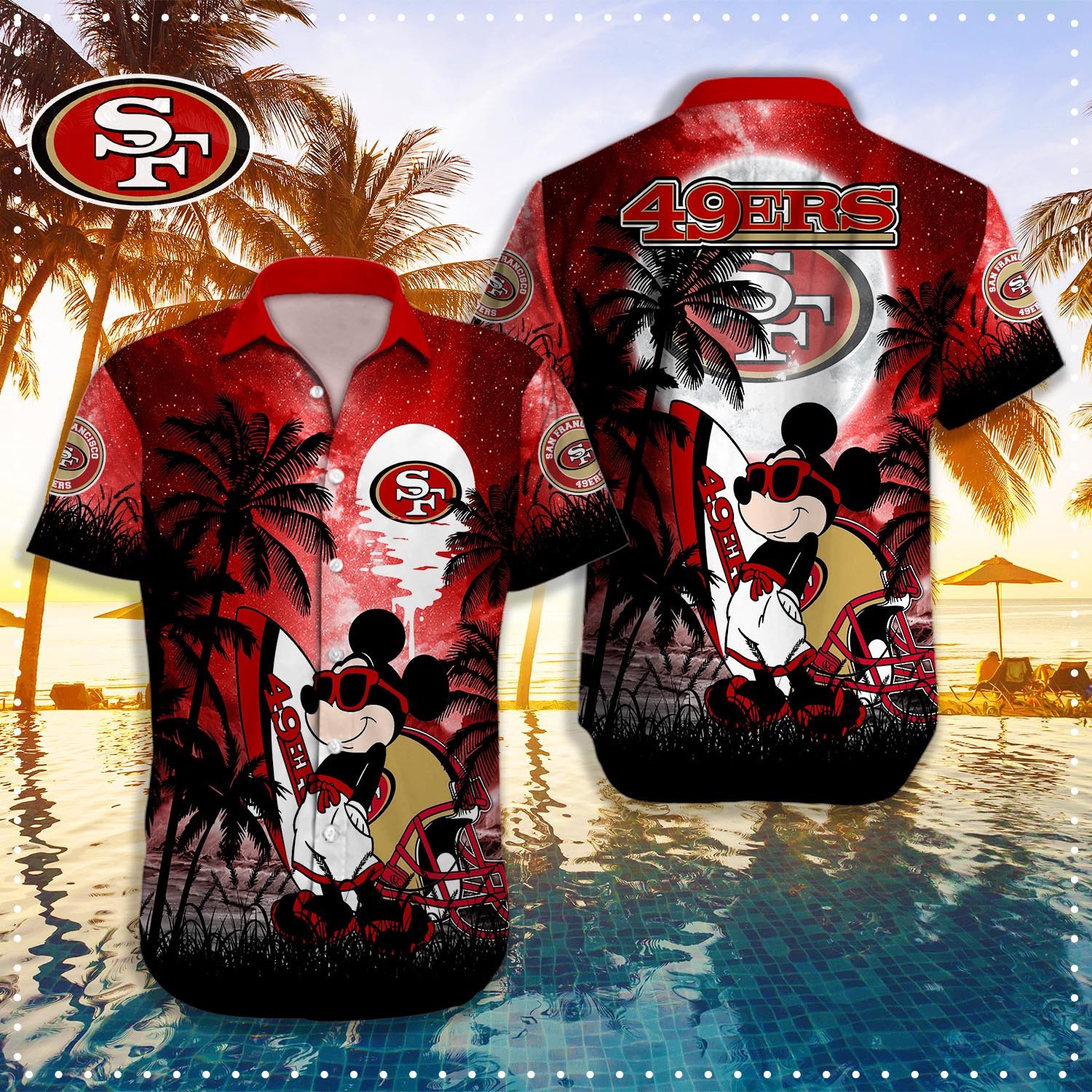 San Francisco 49ers Hawaiian Shirt Baby Yoda Hot Trends Summer Gift For Men Women