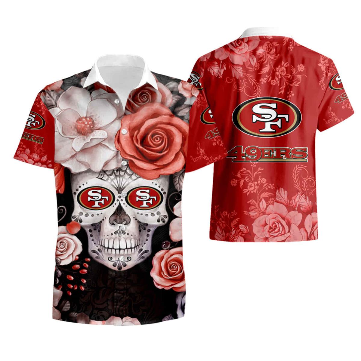 San Francisco 49ers Grateful Dead Niners Hawaiian Shirt