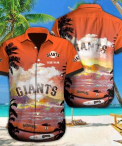 San Francisco Giants Custom Name Hawaiian Shirt Gift For Fans