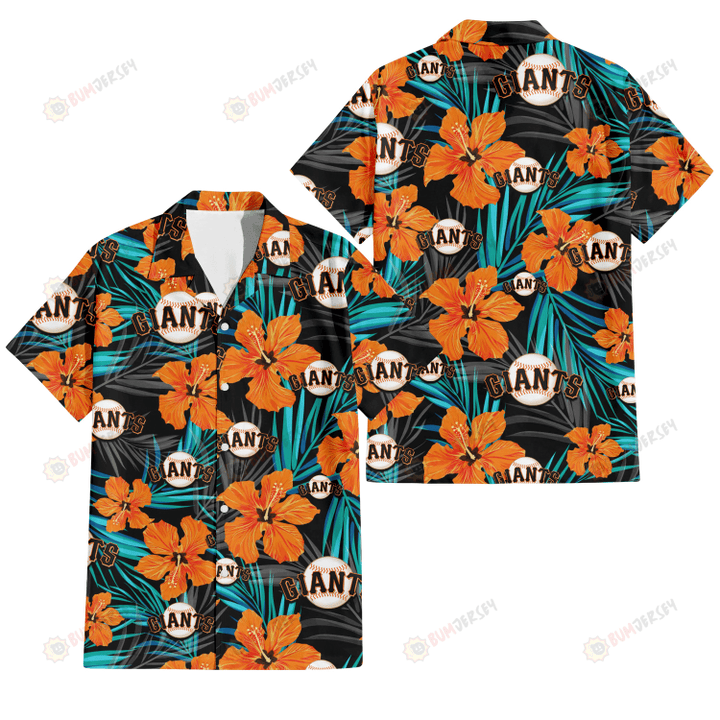 San Francisco Giants 50th State Hawaiian Shirt For Family