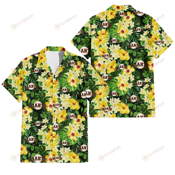 San Francisco Giants 50th State Hawaiian Shirt For Family