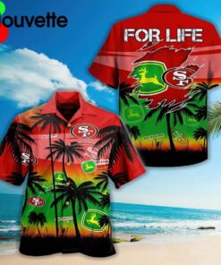 John Deere Hawaiian Shirt Outfit For Men