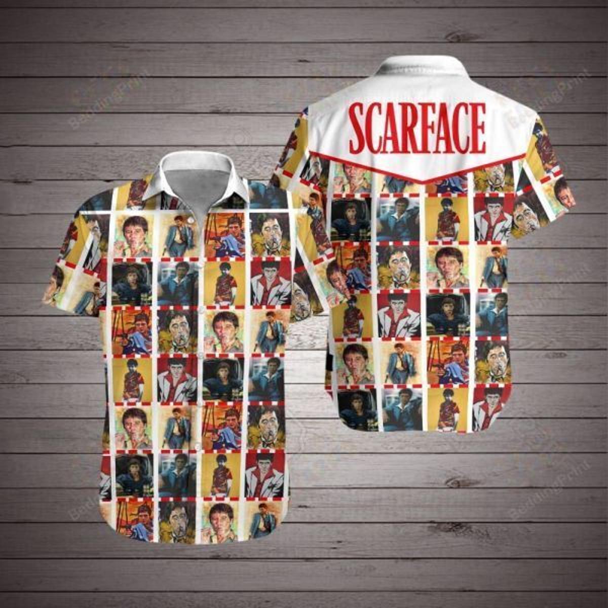 Tony Montana Scarface Hawaiian Shirt Gift For Fans