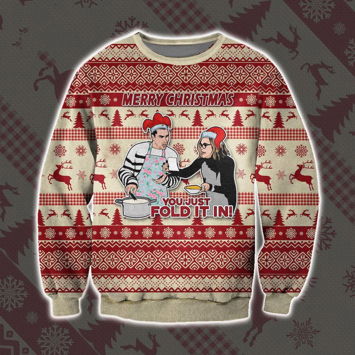 Schitt’s Creek Ugly Christmas Sweater Funny Gift For Fans