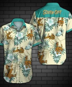 Scooby Doo Hawaiian Hawaiian Casual Shirt For Summer