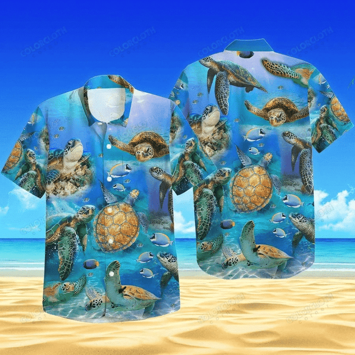 Sea Turtle Hawaiian Shirt Gift