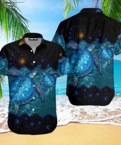 Sea Turtle In A World Where You Can Be Anything Be Kind Hawaiian Shirt Perfect Gift For Turtle Lovers