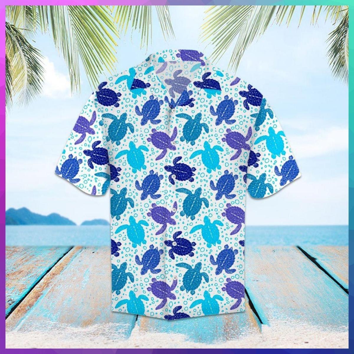 Baby Sea Turtle Hawaiian Shirt Perfect Gift For Turtle Lovers