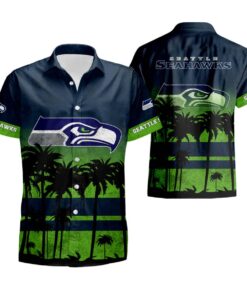 Football Seahawks Aloha Shirt Outfit For Men