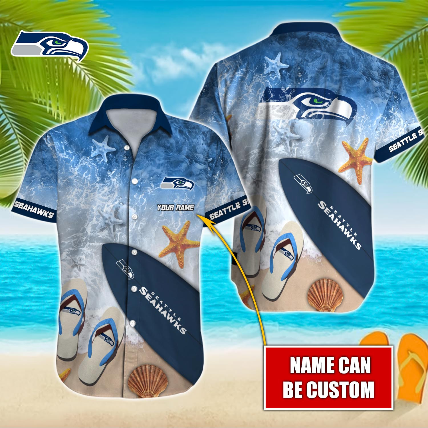 Seattle Seahawks Hawaiian Shirt For Men Women