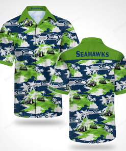 Seattle Seahawks Hawaiian Shirt For Women