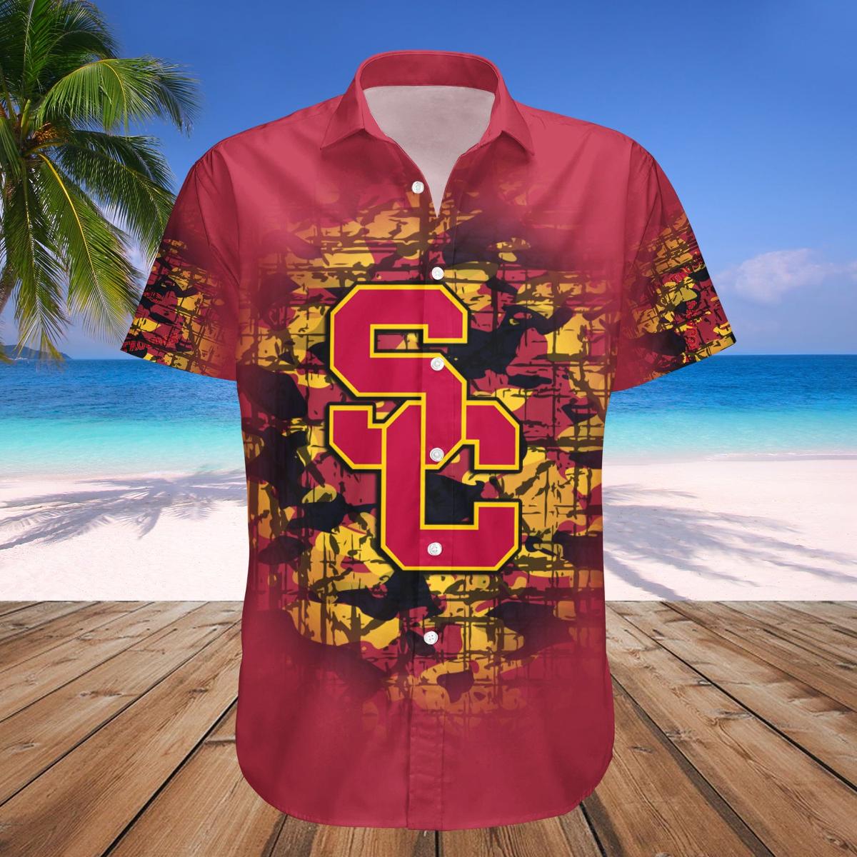 Hot Trending Summer Usc Hawaiian Shirt Outfit For Men