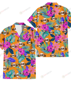 Sf Giants Purple Hawaiian Shirt Gift For Fans