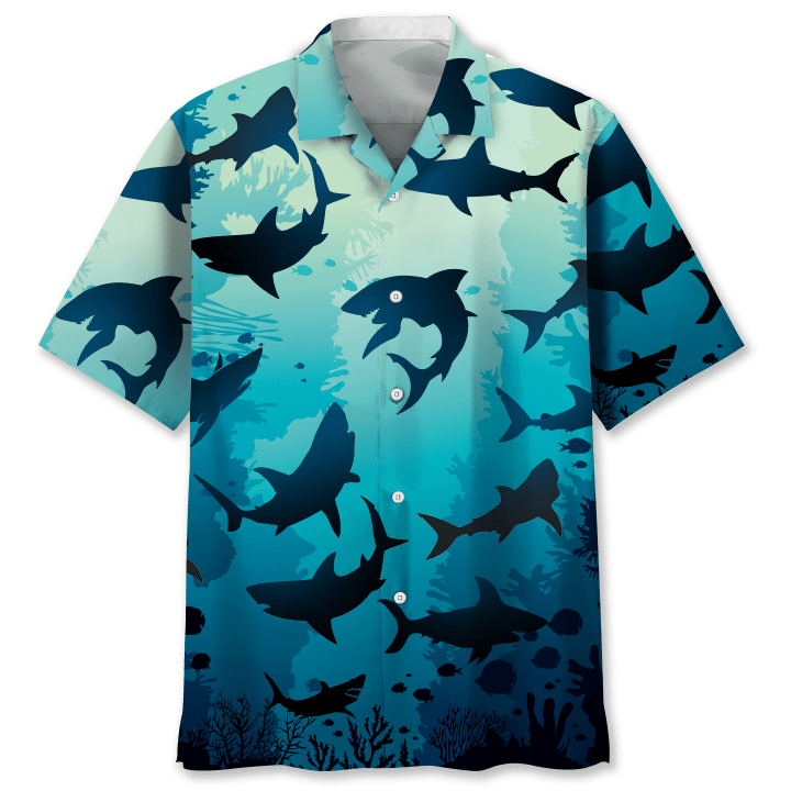 Shark Love Life Hawaiian Shirt For Fans