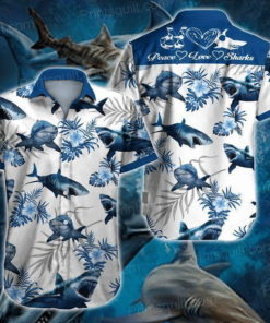 Shark Hawaiian Hawaiian Shirt Gift For Family Members