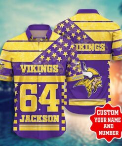 Shorts Star 3d Custom Name Mn Vikings Hawaiian Shirt Gifts Idea