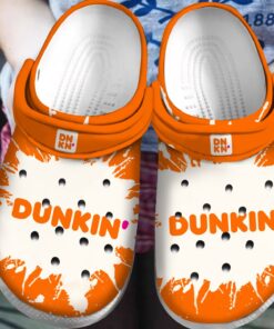 Simple Orange Dunkin Donuts Crocs Gift For Fans