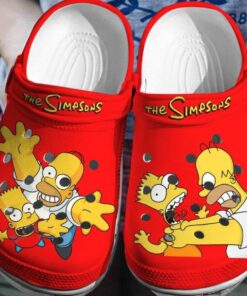 Custom The Simpson Horror Crocs Shoes