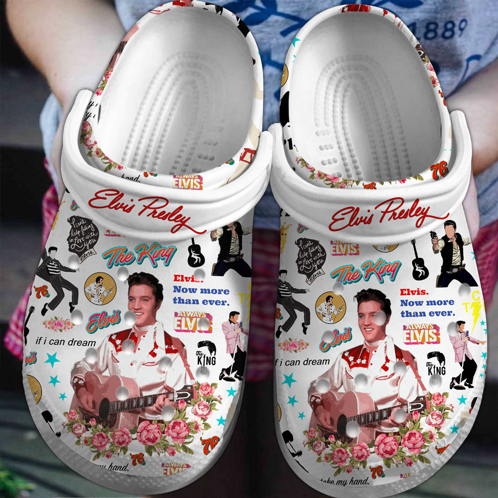 Elvis Crocs Funny For Fans