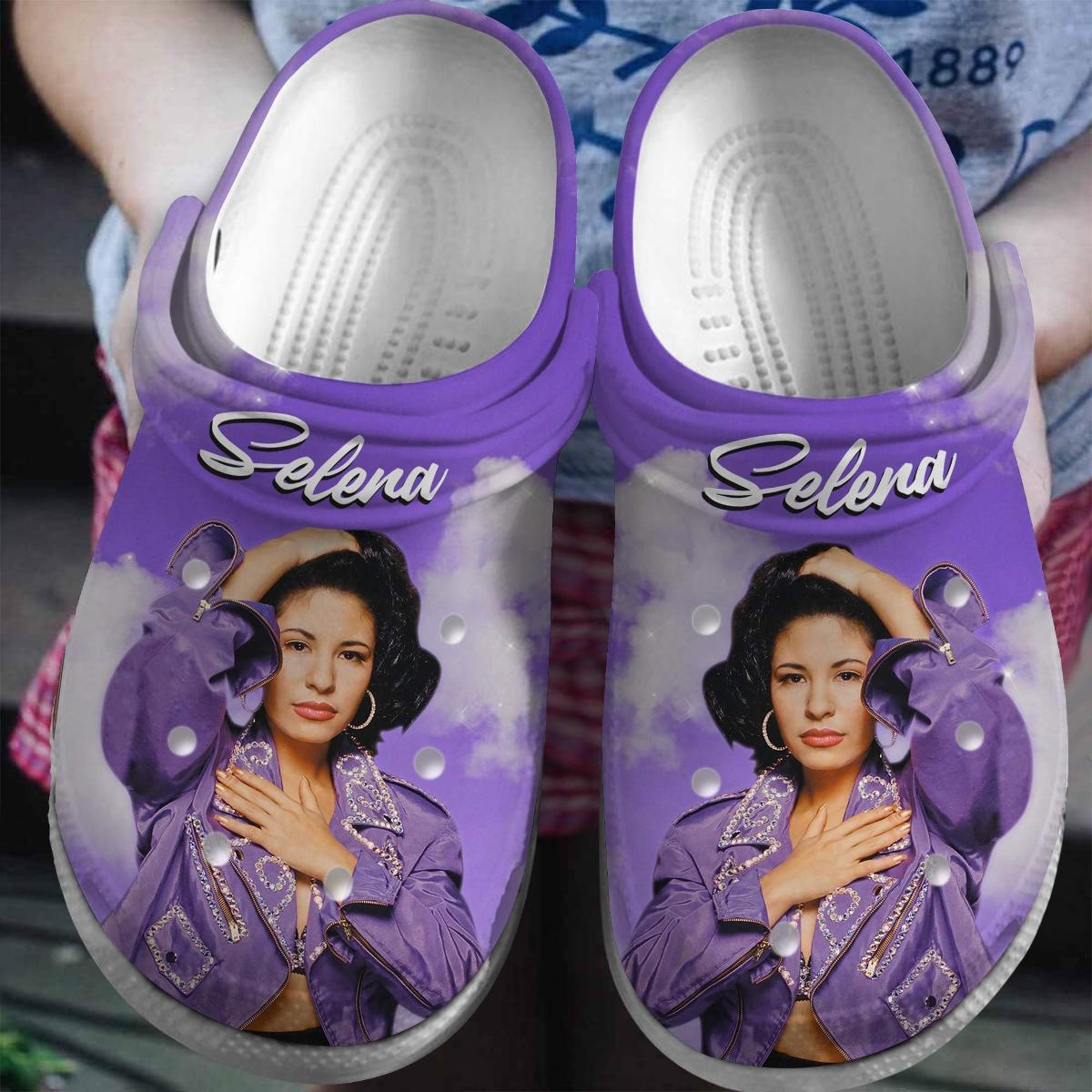 Singer Music Selena Quintanilla Crocs Funny For Fans