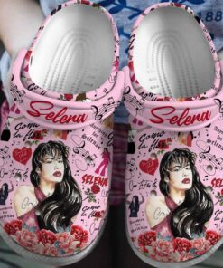 Singer Music Selena Quintanilla Crocs Funny For Fans