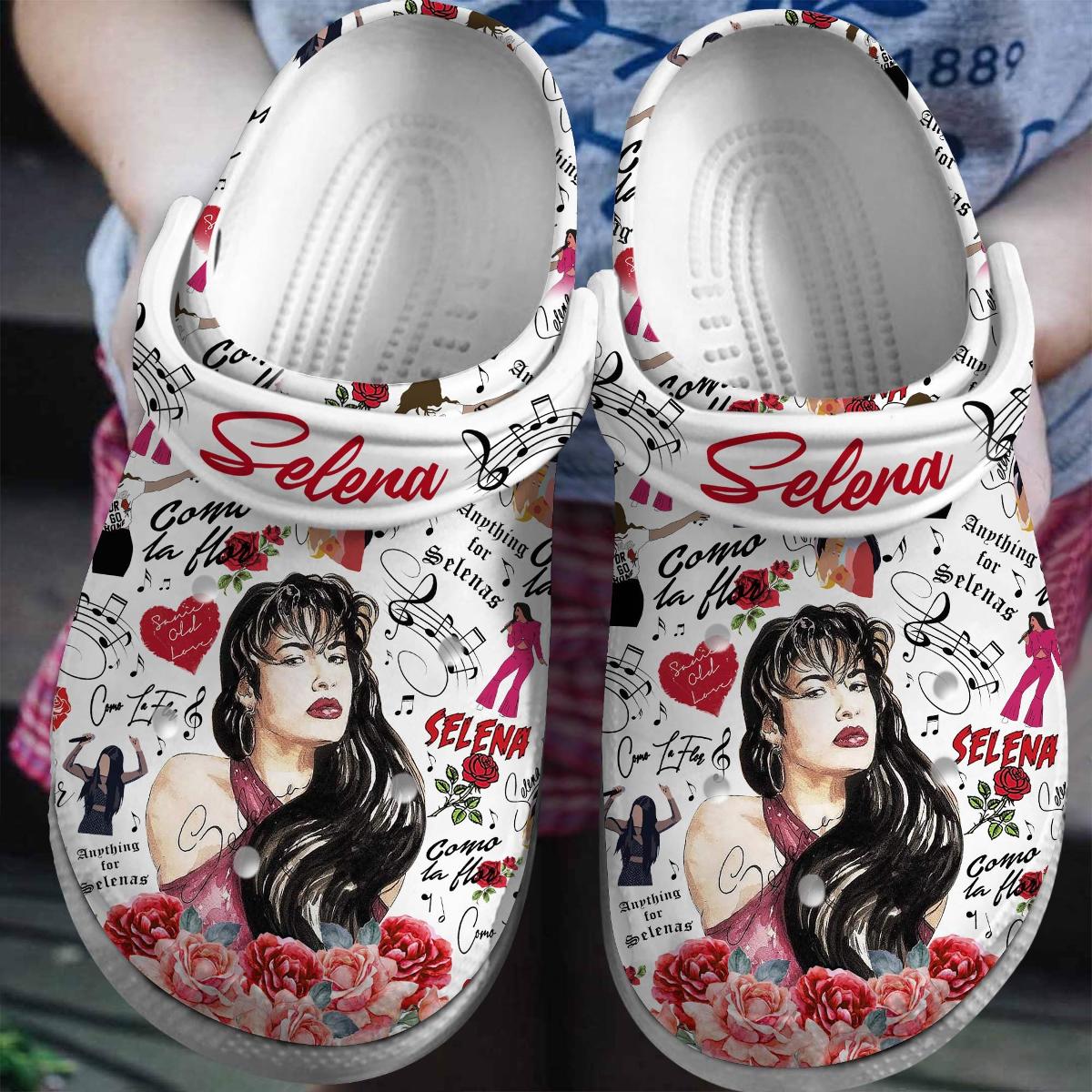 Singer Music Selena Quintanilla Crocs Best Gift For Fans