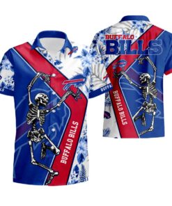 Skeleton Dance Buffalo Bills Hawaiian Shirt For Men