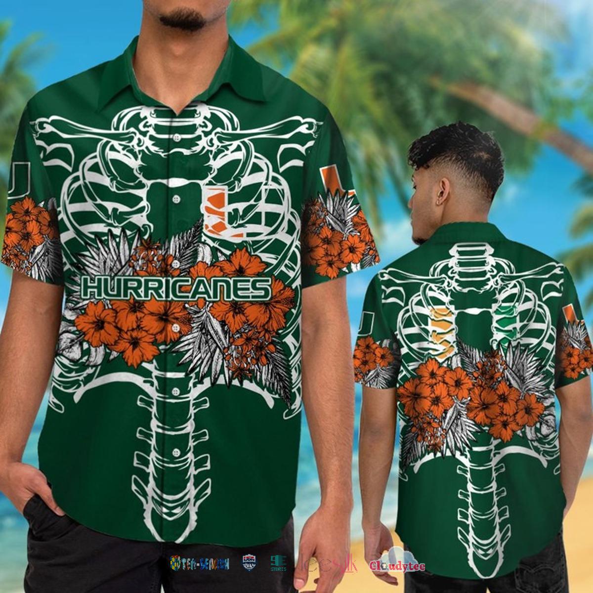 Summer Miami Hurricanes Hawaiian Shirt Gifts Idea