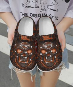 Skull  Crocs Harley Davidson For Fans