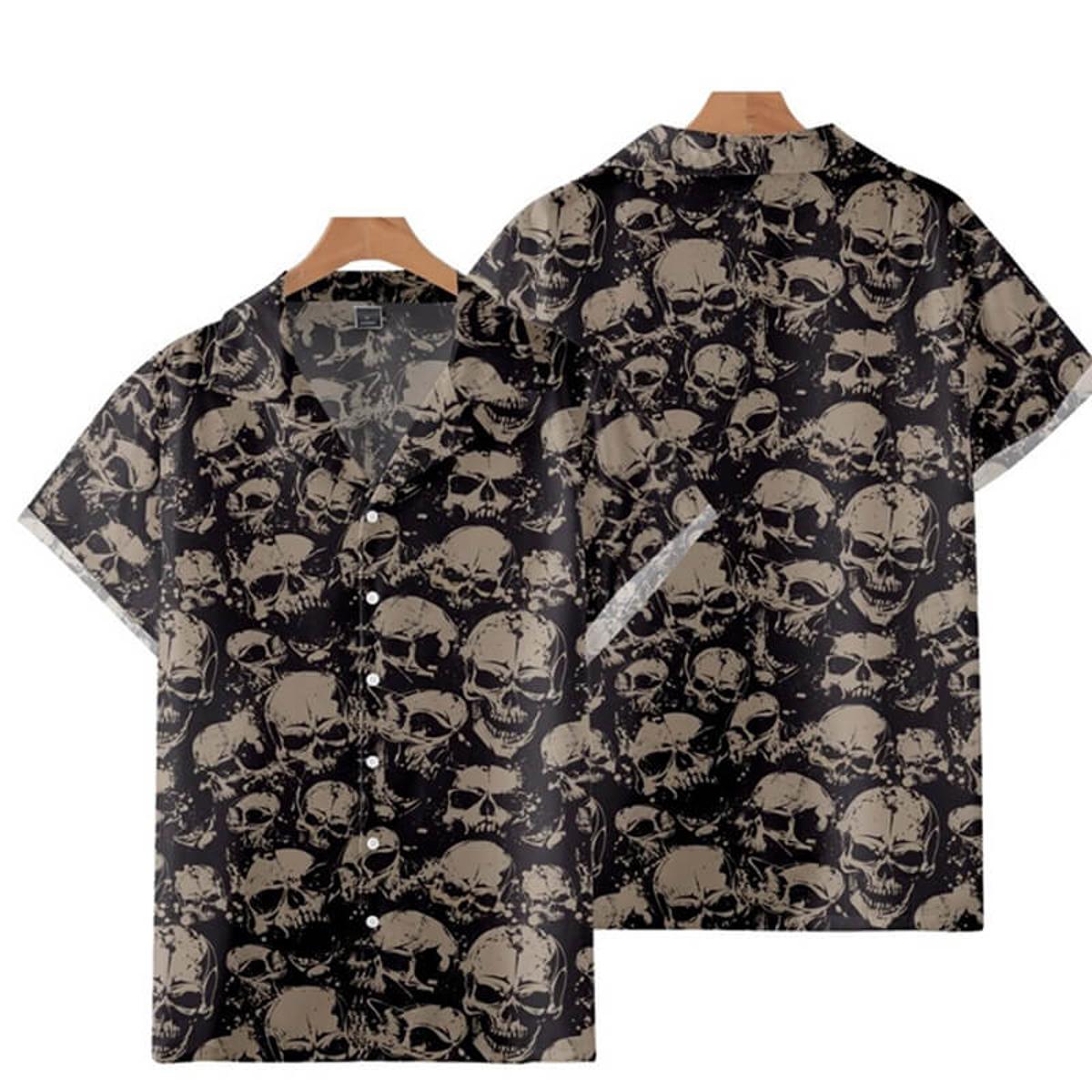 Wicca Witchcraft Gothic Cats Goth Hawaiian Shirt