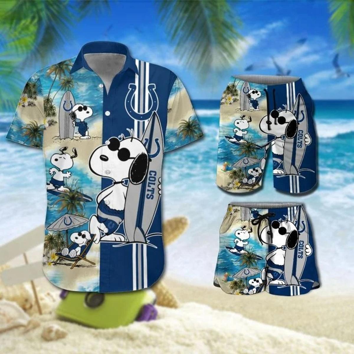 Indianapolis Tropical Colts Hawaiian Shirt Gifts Idea