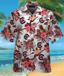 South Carolina Gamecock Hawaiian Shirt Size Fron S To 5xl