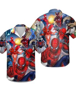 Marvel Spider Man Cover Hawaiian Shirt Best Gift